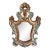 Early 20th Century Rococo Hand Carved Wooden Mirror For Sale