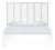Liam Platform Bed Double - White For Sale