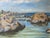 A good painting depicting a bright sunny coastal scene. This piece has an attribution mark, I am sure that it is...