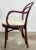 Early 20th Century Antique Bentwood Arm Chairs With Leather Seats, Set of 4 For Sale - Image 5 of 12