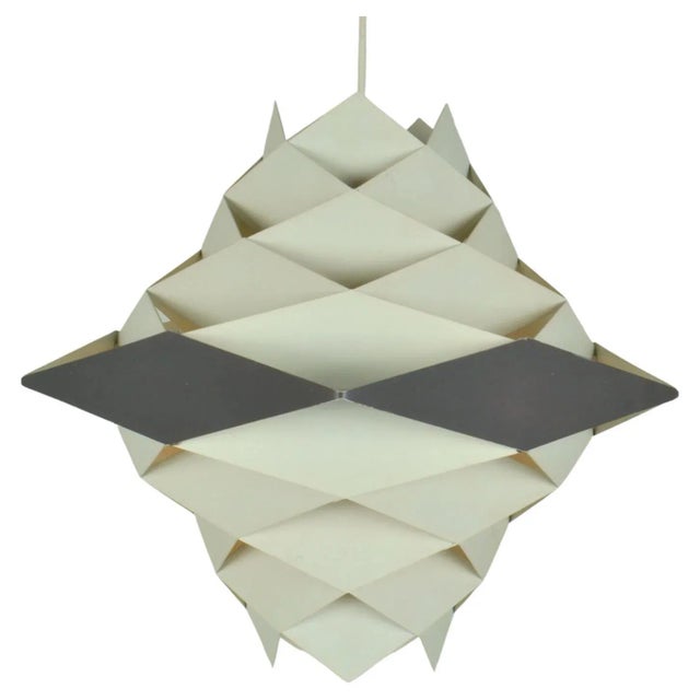 Black Danish Symphoni Pendant Lamp by Preben Dal, 1960s For Sale - Image 8 of 8