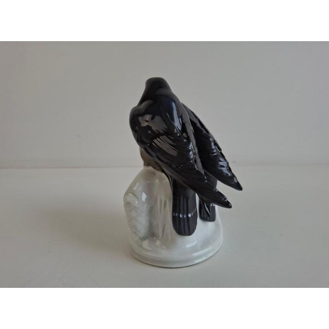 Art Deco Czech Porcelain Penguin Figurine from Pfeiffer & Löwenstein, 1930 For Sale - Image 12 of 15