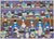 This authentic vintage Jinshan Peasant Painting depicts a lively pottery workshop scene filled with stylized ceramic...