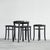 Vintage Stools in Lacquered Wood and Webbing, 1970s, Set of 4 For Sale - Image 10 of 11
