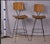 Late 20th Century Late 20th Century Pair of Metal Bar Chairs With Slatted Seats and Backs For Sale - Image 5 of 7