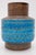 Vintage Rimini Blue Ceramic Vase by Aldo Londi for Bitossi, Italy, 1960s For Sale - Image 12 of 13