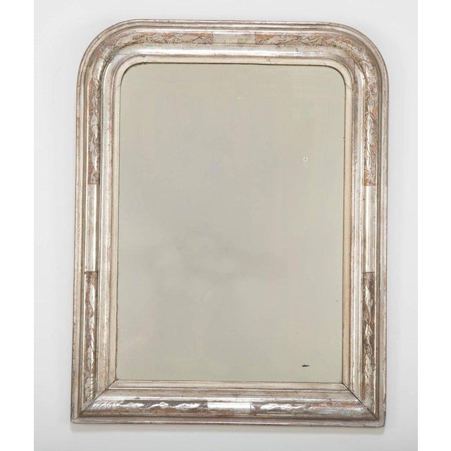 French Louis Philippe Period Silvered Arch Top Mirror Chairish