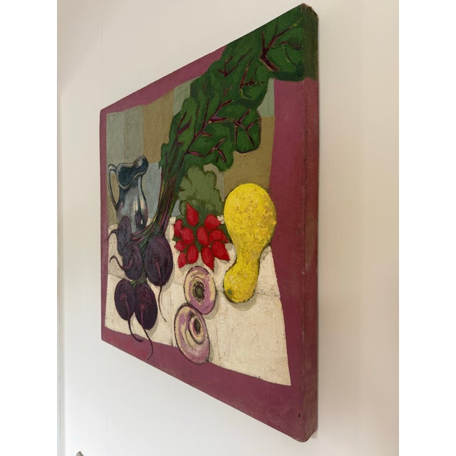 Figurative Vintage Still Life With Beets For Sale - Image 3 of 12
