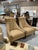 Modern Pair of Modern Tufted Accent Chairs With Nailhead Trim For Sale - Image 3 of 10