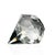 Abstract Tiffany Crystal Diamond Paperweight | Faceted Glass Prism, Acid-Stamped 1980s For Sale - Image 3 of 3