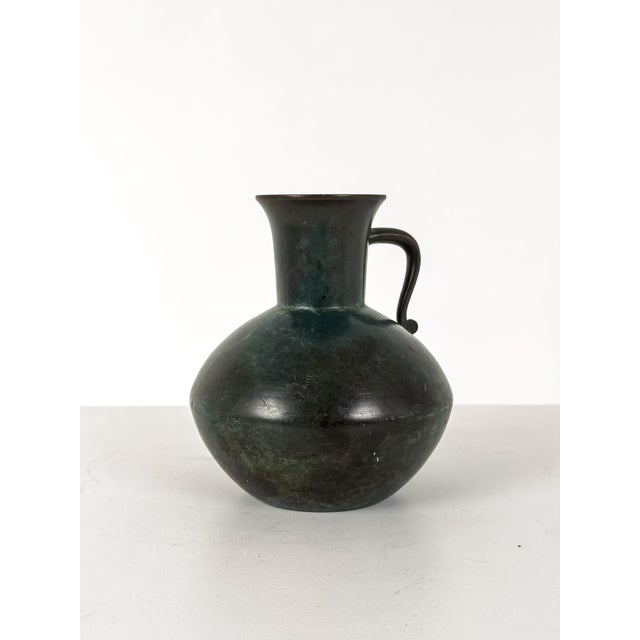 Swedish Bronze Vase by Jacob Ängman for Gab, 1930 For Sale - Image 9 of 9