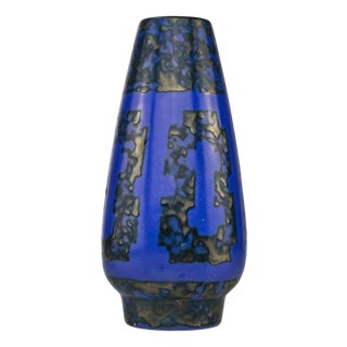 Blue Vase from Strehla, Italy, 1950s For Sale