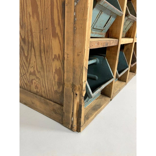 Vintage Industrial Storage Cabinet For Sale - Image 9 of 11