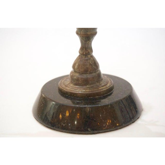 Bronze Crane Candlesticks - a Pair For Sale - Image 4 of 13
