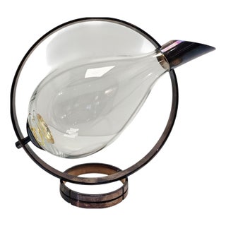 Art Deco French Silver Plated Decanter from Christofle Fidelio, 1930s For Sale