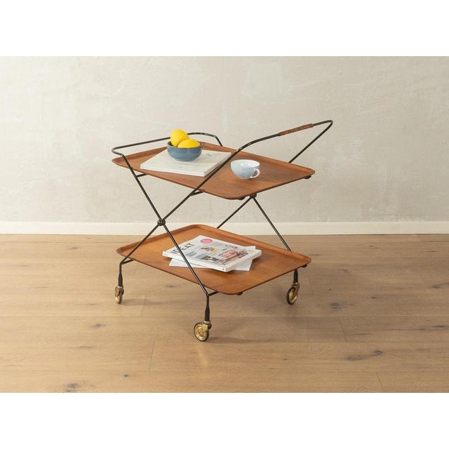 Serving Trolley from Ary Vanérprodukter Nybro, 1960s For Sale - Image 10 of 10