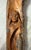 Vintage 75' Hand Carved Native American Indian Drift Wood Stone Wall Sculpture For Sale - Image 4 of 13