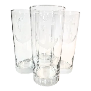 Etched Anchor Highballs- Set of Four