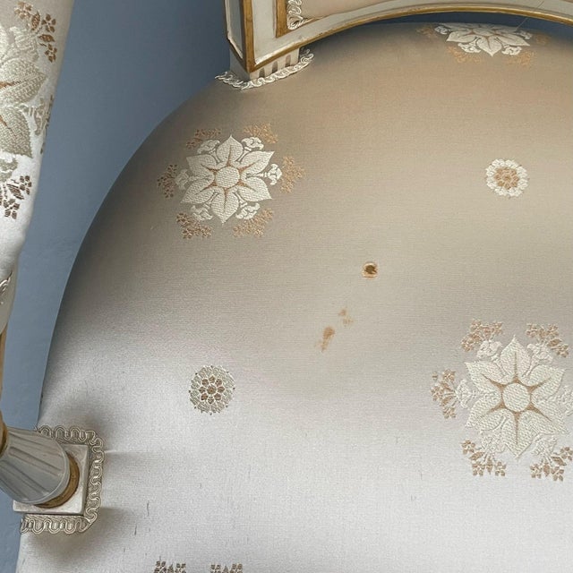 Maison Jansen Attr., Louis XVI Style, Hollywood Regency, Fauteuils, Scalamandre For Sale - Image 12 of 12