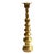 Mid-Century Japanese Buddhist Brass Temple Altar Candlestick Shokudai, 22" For Sale