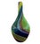 Italian Pair of Fratelli Toso Murano Swirl Glass Long-Neck Vases, Mid-20th Century. For Sale - Image 3 of 7