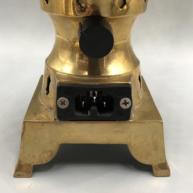 Metal Vintage Brass Samovar Tea Maker, 1960s For Sale - Image 7 of 18