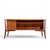 Brown Svend Madsen Mid Century Danish Teak Curved Desk For Sale - Image 8 of 10