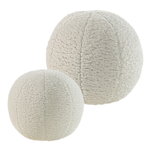 Capra Ball Sheepskin Pillows, Set of 2