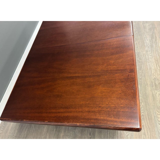 1960s 1960s Refinished Mahogany Dining Table For Sale - Image 5 of 11