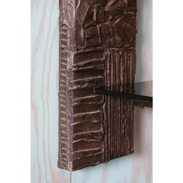 Paul Evans Pe71 Bronzed Resin and Glass Floating Bookshelf Wall Unit C. 1970s For Sale - Image 15 of 16