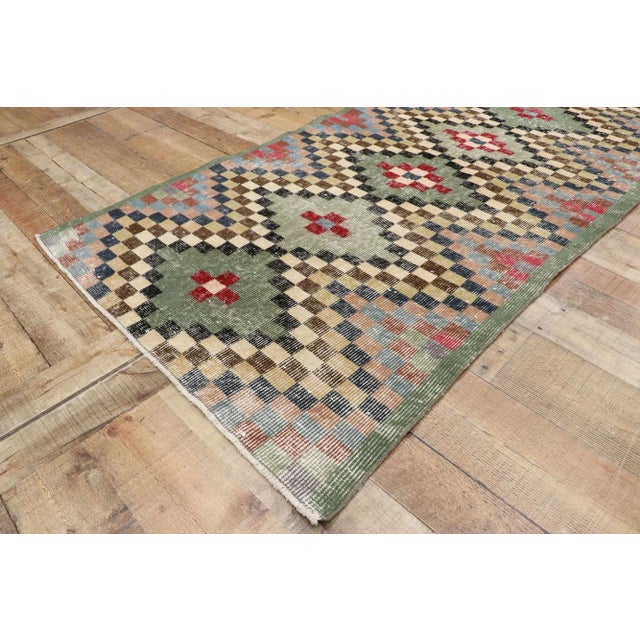 Textile Vintage Turkish Sivas Rug, 03'02 X 06'06 For Sale - Image 7 of 10