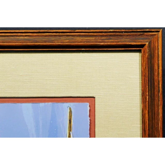 Paper Larry Fodor "Medicine Woman4" Custom Framed Hand Signed & Numbered For Sale - Image 7 of 7