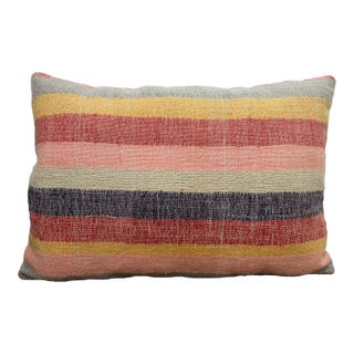 Turkish Kilim Decorative Pillow Cover - 12.5"x18.5" For Sale