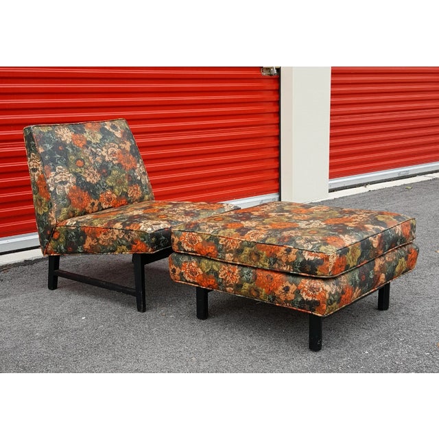 Dunbar Slipper Lounge Chair and Ottoman For Sale - Image 13 of 13