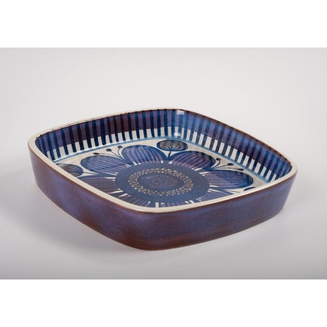 Faience Tenera Bowl by Elisabeth Selschau for Royal Copenhagen, Denmark, 1960s For Sale - Image 4 of 7