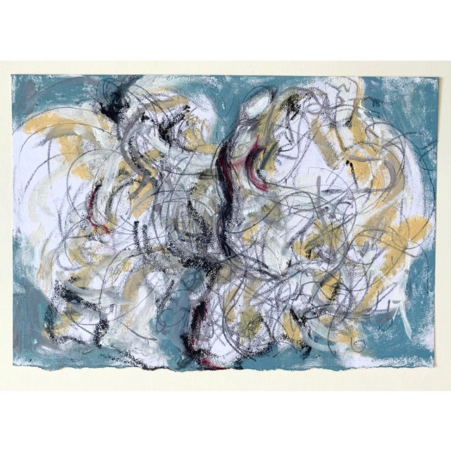 HLB Studio Alexander McQueen Dance 11 X 7.5 Oil Pastel on Paper For Sale - Image 4 of 5