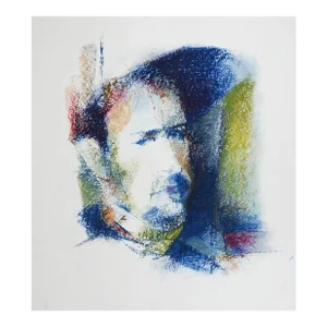 Contemporary Abstract Male Portrait Drawing