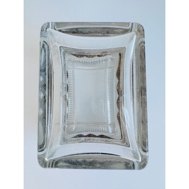 Glass 19th Century French Glass Casket Trinket Box For Sale - Image 7 of 9