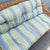 Vintage Boho Chic Woven Wicker Love Seat For Sale - Image 10 of 10