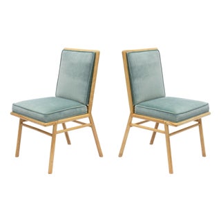 Pair of Vintage Mid Century Side Chairs by t.h. Robsjohn Gibbings For Sale