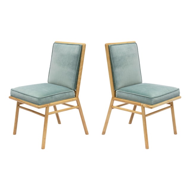 Pair of Vintage Mid Century Side Chairs by t.h. Robsjohn Gibbings For Sale