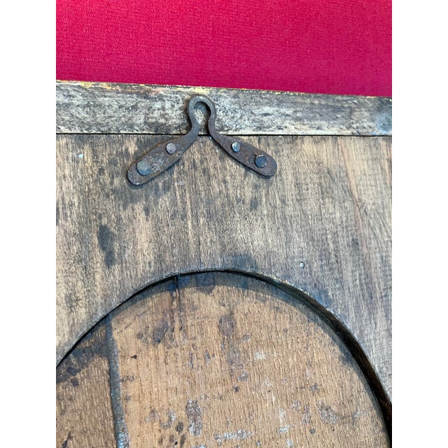 Portrait Medallions of Saints Peter & Paul, Gesso in Gilded Oval Frames, Set of 2 For Sale - Image 18 of 18