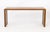 Karl Springer Style Faux Ostrich Tan Leather Wrapped Console Table. 29.5" H x 65" W x 18" D. Provenance: From a New York...