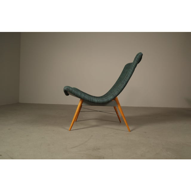 Mid-Century Modern Lounge Chairs by Miroslav Navrátil for Český Nábytek, Former Czechoslovakia, 1950s, Set of 2 For Sale - Image 3 of 16