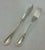 1980s 1980s Silver Pair Fish Eaters, Fish Fork & Fish Knife, Lily. For Sale - Image 5 of 14