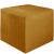 Contemporary Cube Ottoman in Citronella Luxe Velvet For Sale - Image 3 of 4
