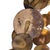 Curtis Jere Curtis Jere Brutalist Mid Century Signed Raindrops Metal Wall Mirror For Sale - Image 4 of 4