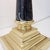 Black Brass Table Lamps with Black Marble Column, Set of 2 For Sale - Image 8 of 11