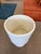 Mid-Century Modern Mid Century Modern Large Matte White Chalice Pottery Planter in the Style of Malcolm Leland For Sale - Image 3 of 10