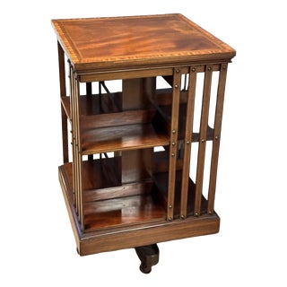 Antique Revolving Bookcase, 1890s For Sale